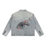 Vintage Wash Zip Denim Jacket - Image 2