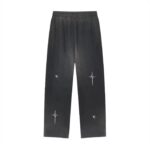 Sun Fade Raw Edge Straight-Leg Sweatpants - Image 2