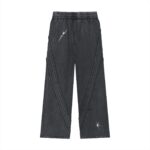 Snow Washed Tape Raw Edge Sweatpants - Image 2