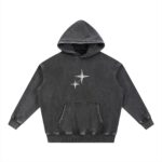 Snow Wash Fleece Oversize Hoodie